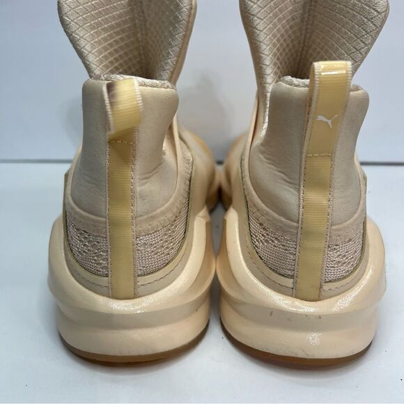Puma Fierce KRM Beige Slip-On Stretch Athletic Shoes - Picture 7 of 10